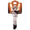Hillman HILLMAN Star Wars Kylo Ren House/Padlock Universal Key Blank KW1/10 Single 88789 - alternate 3